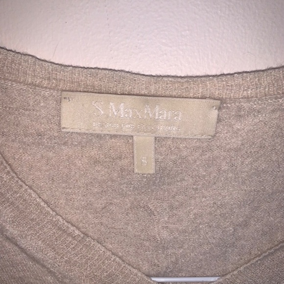 Maxmara Cashmere V-neck Sweater S - Picture 3 of 10